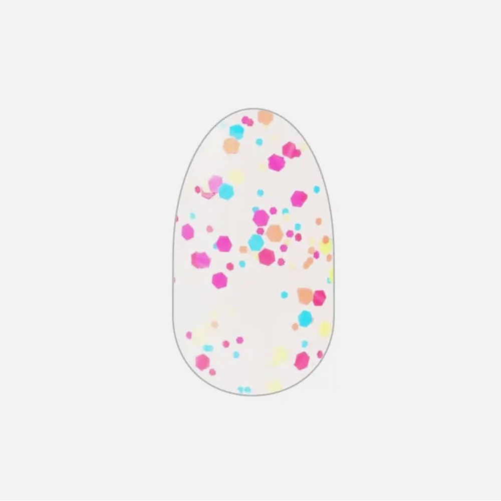 *Retired* Color Street: Botanical Burst | Pink Blue Glitter Clear Overlay Spring - Picture 13 of 14